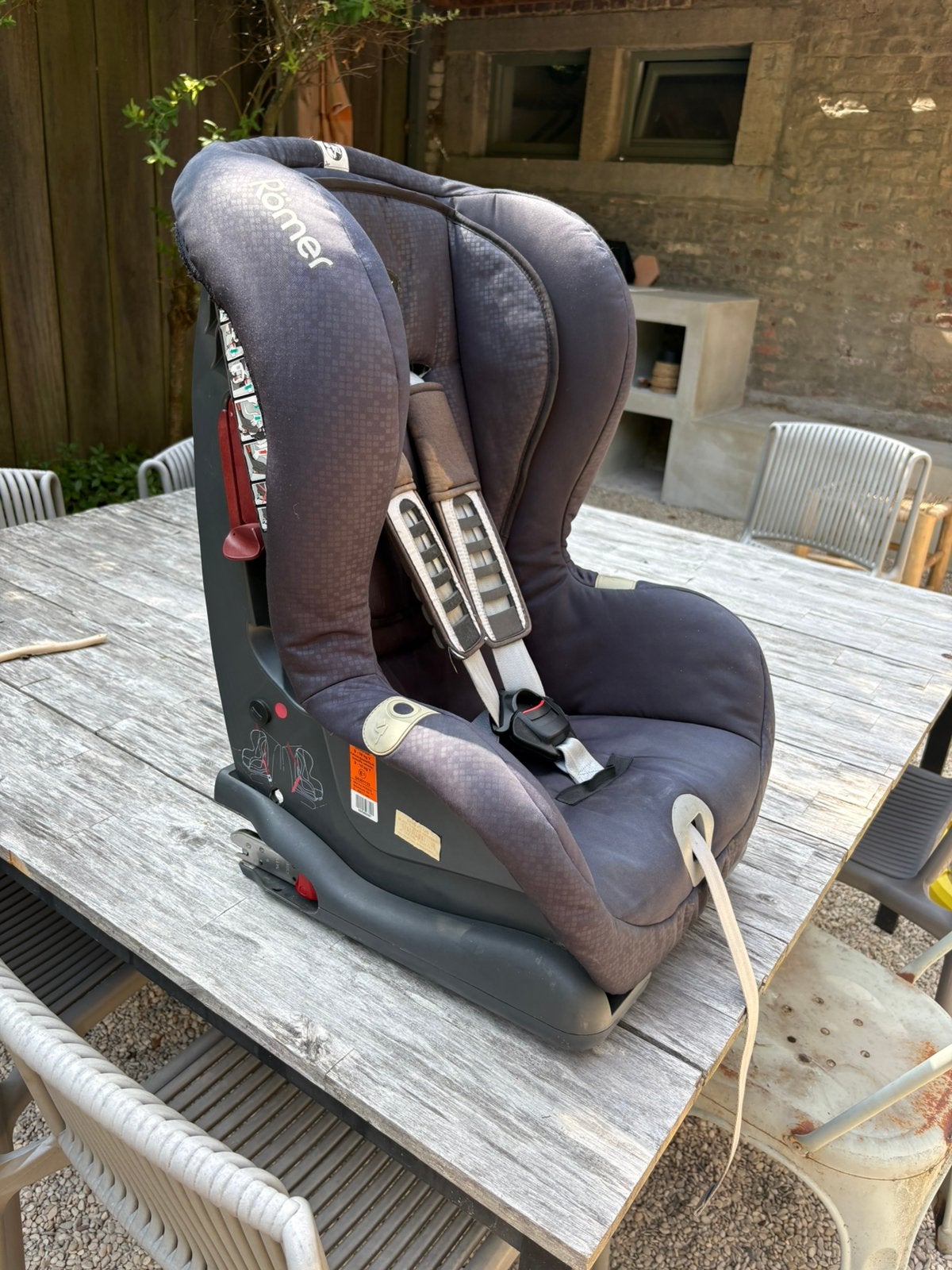 Siège auto Britax Römer DUO PLUS – Black Thunder – ISOFIX, Enfants & Bébés, Romer, Enlèvement, Utilisé, Isofix