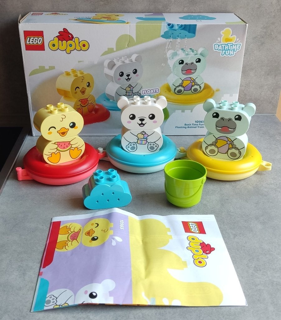lego duplo 10965 pret in bad drijvende dierentrein, Enfants & Bébés, Jouets | Duplo & Lego, Enlèvement ou Envoi, Ensemble complet