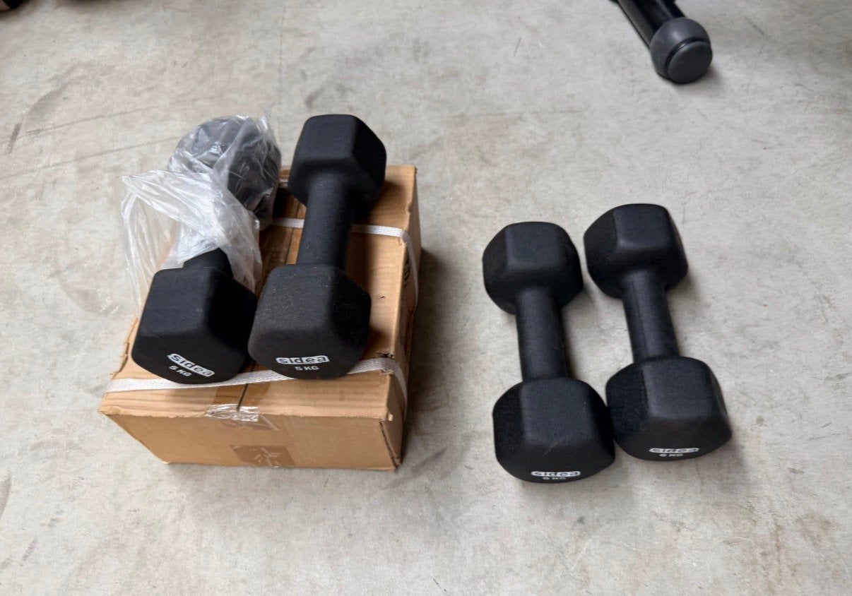 Nieuwe Sidea Dumbells 2x5kg ,2x6kg,2x8kg, Sport en Fitness, Ophalen, Nieuw, Dumbbell