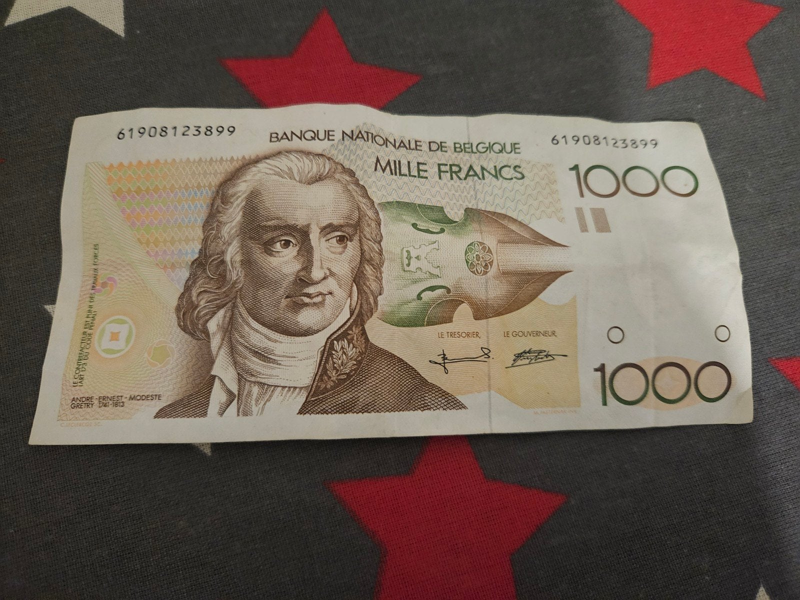 Billet de 1000 francs, Enlèvement ou Envoi