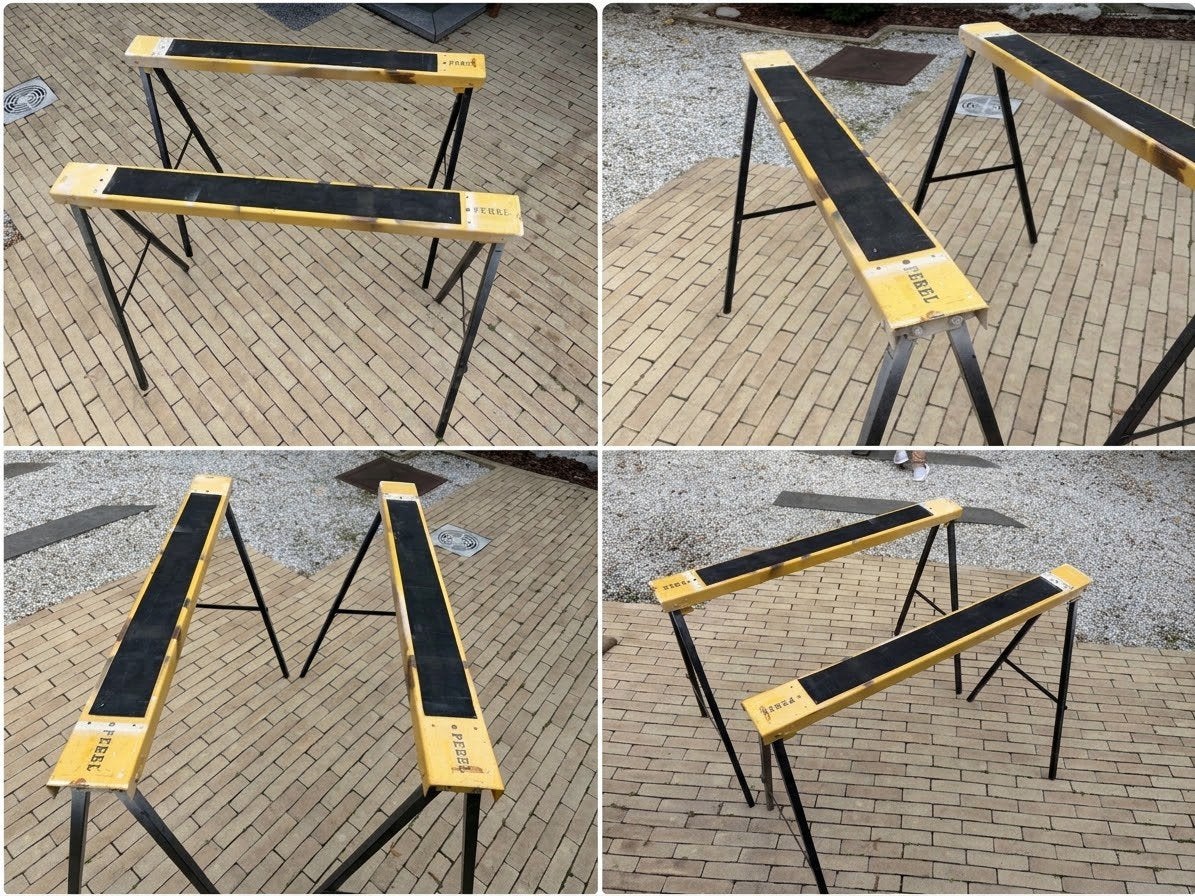 Werkschraag Perel set van 2, Bricolage & Construction, Enlèvement, Utilisé, Autres types, Moins de 2 mètres