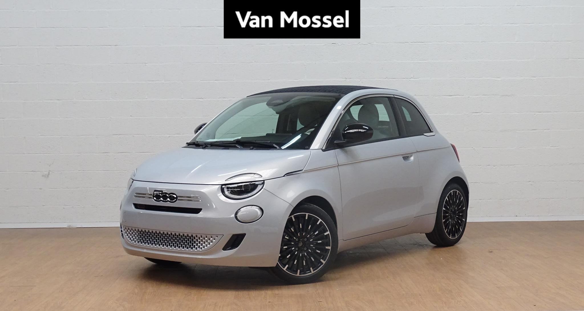 Fiat 500C 1.0 Hybrid LA PRIMA cabrio ! ACTIEPRIJS !, Auto's, Voorwielaandrijving, 4 zetels, Stof, Gebruikt