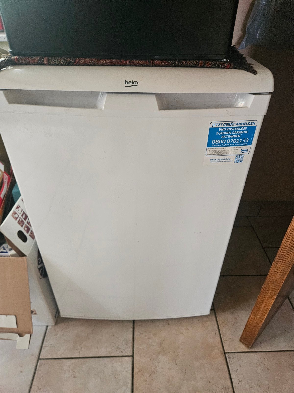 diepvriezer beko zo goed als nieuw, Ophalen