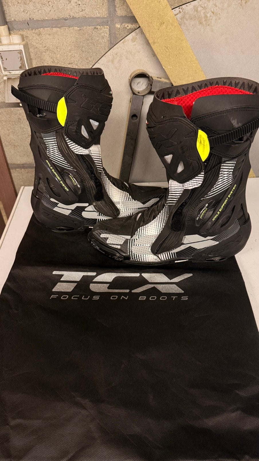 TCX RT-Race Pro Air motorlaarzen maat 44, Motoren, Kleding | Motorkleding, Ophalen of Verzenden, Tweedehands, Heren, Laarzen