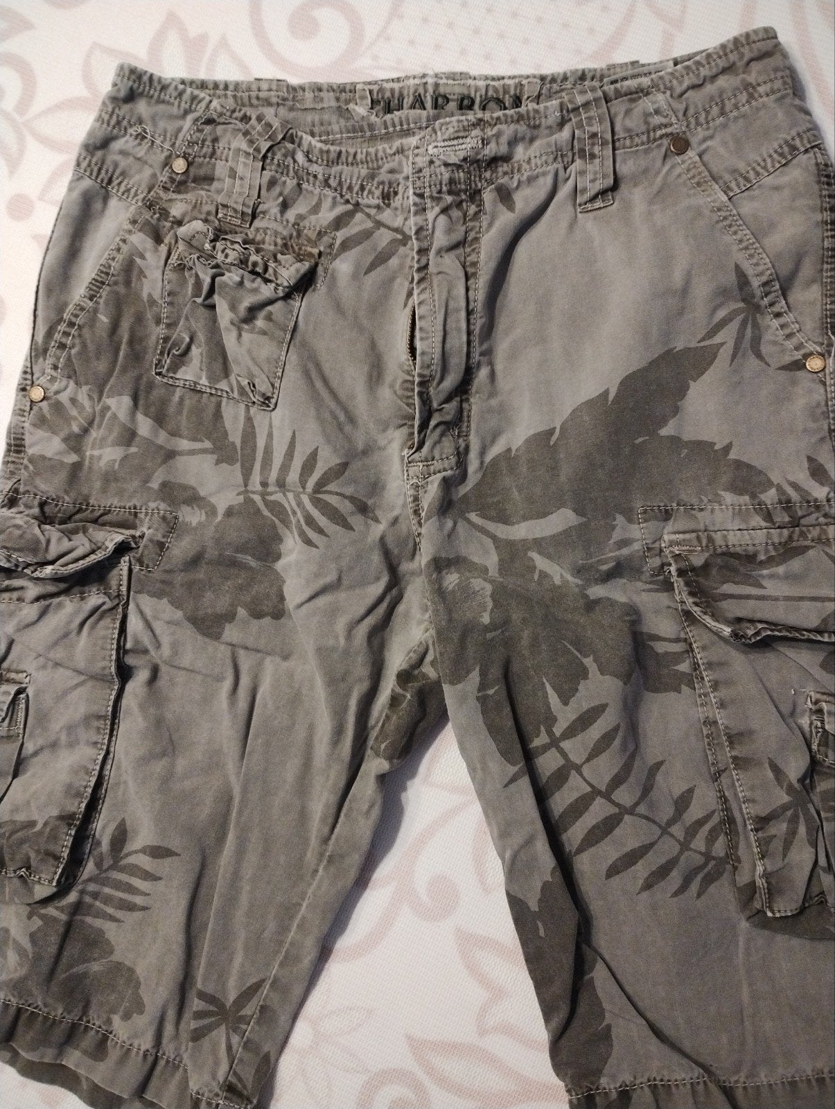 Korte camouflage broek Charbon maat M, Ophalen of Verzenden, Maat 48/50 (M)