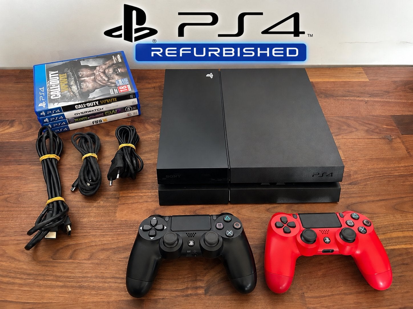 Playstation 4 + 2 Controllers + Games, Ophalen of Verzenden, Zo goed als nieuw