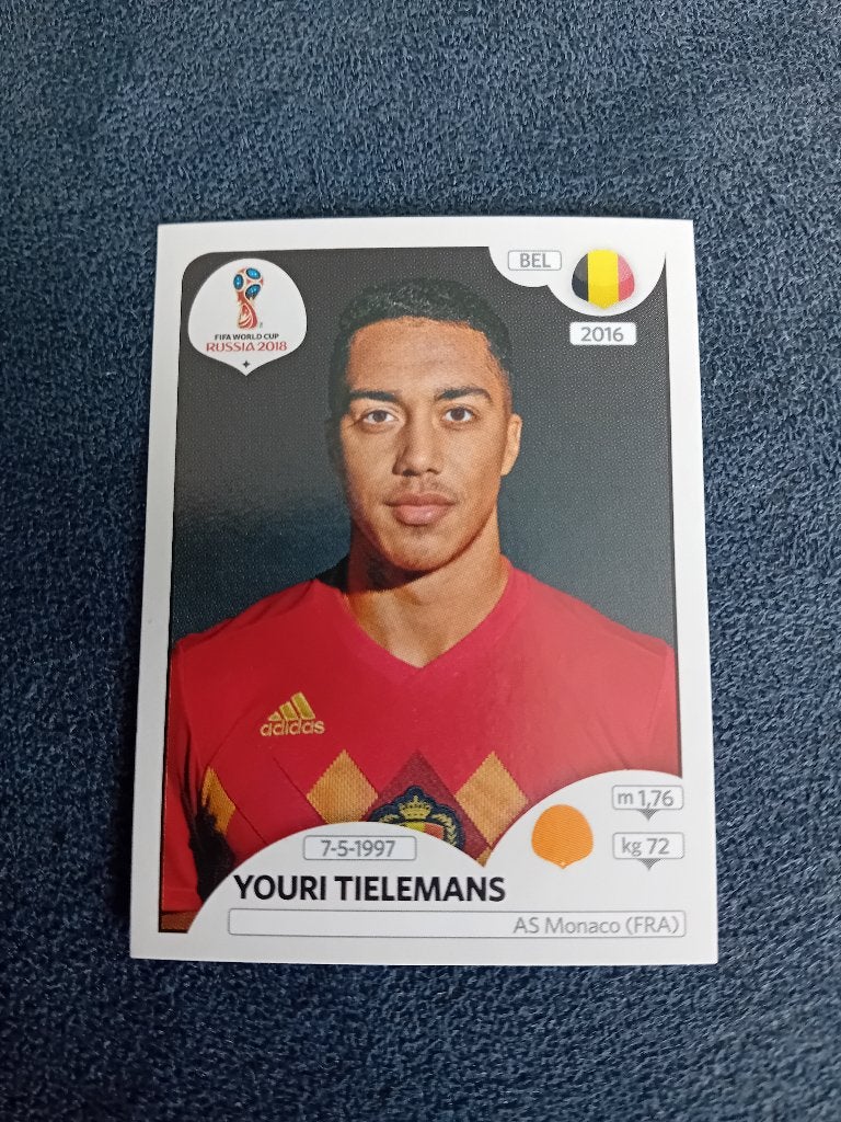 panini sticker WK Rusland 2018 Tielemans, Verzamelen, Ophalen of Verzenden, Nieuw, Sport