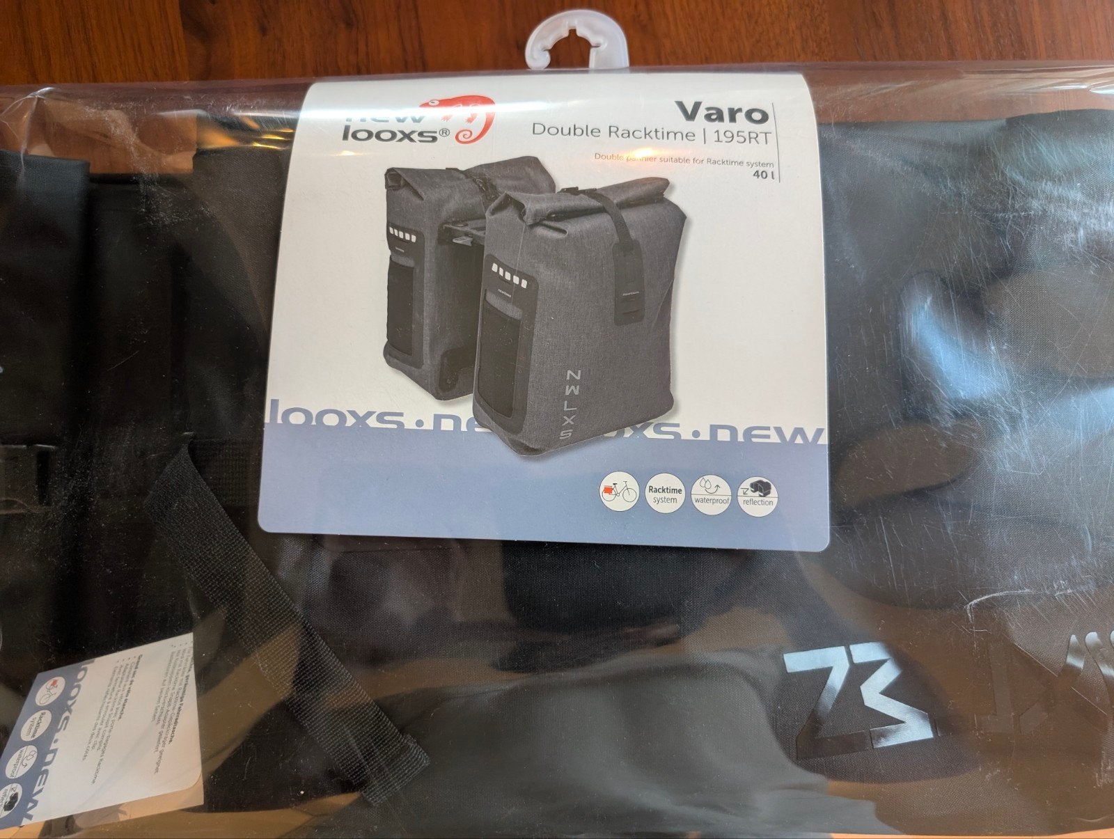 New Looxs Varo Double Racktime 40l waterproof fietstas, Fietsen en Brommers, Fietsaccessoires | Fietstassen, Ophalen, Zo goed als nieuw
