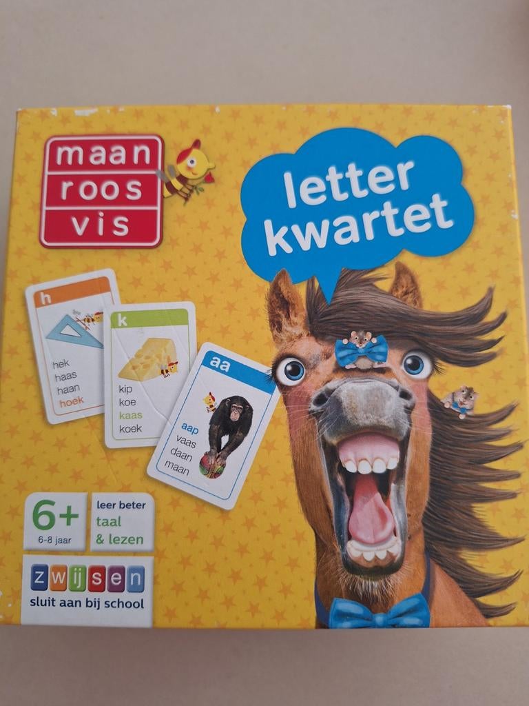 Spel Letterkwartet, Ophalen of Verzenden