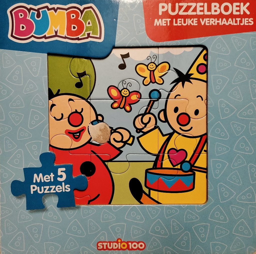 Bumba Puzzelboek met leuke verhaaltjes, Ophalen, Zo goed als nieuw, 2 tot 4 jaar