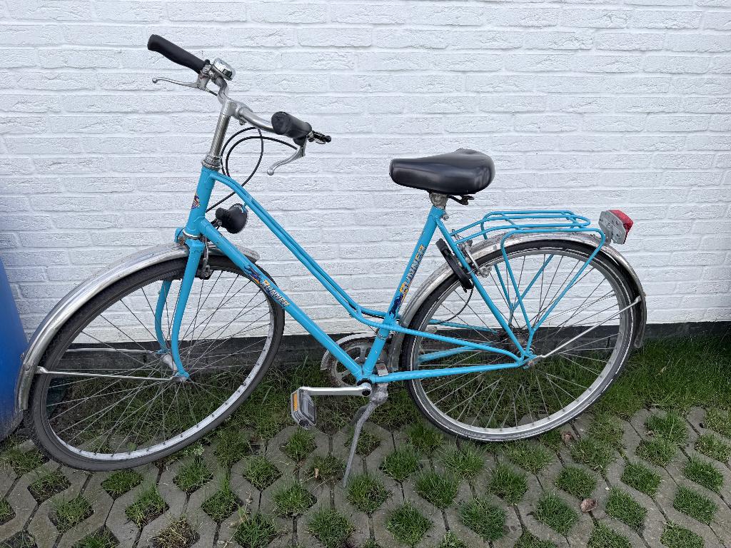 dames fiets, Gebruikt, Velgrem, Versnellingen, 56 cm of meer