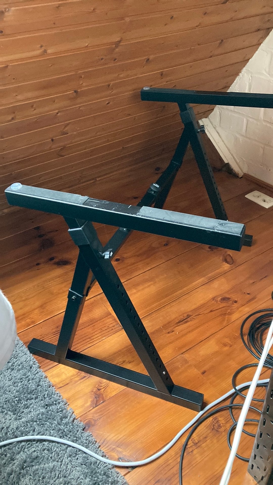 Heavy duty keyboard stand Z-profiel, Muziek en Instrumenten, Ophalen, Gebruikt, 88 toetsen, Overige merken