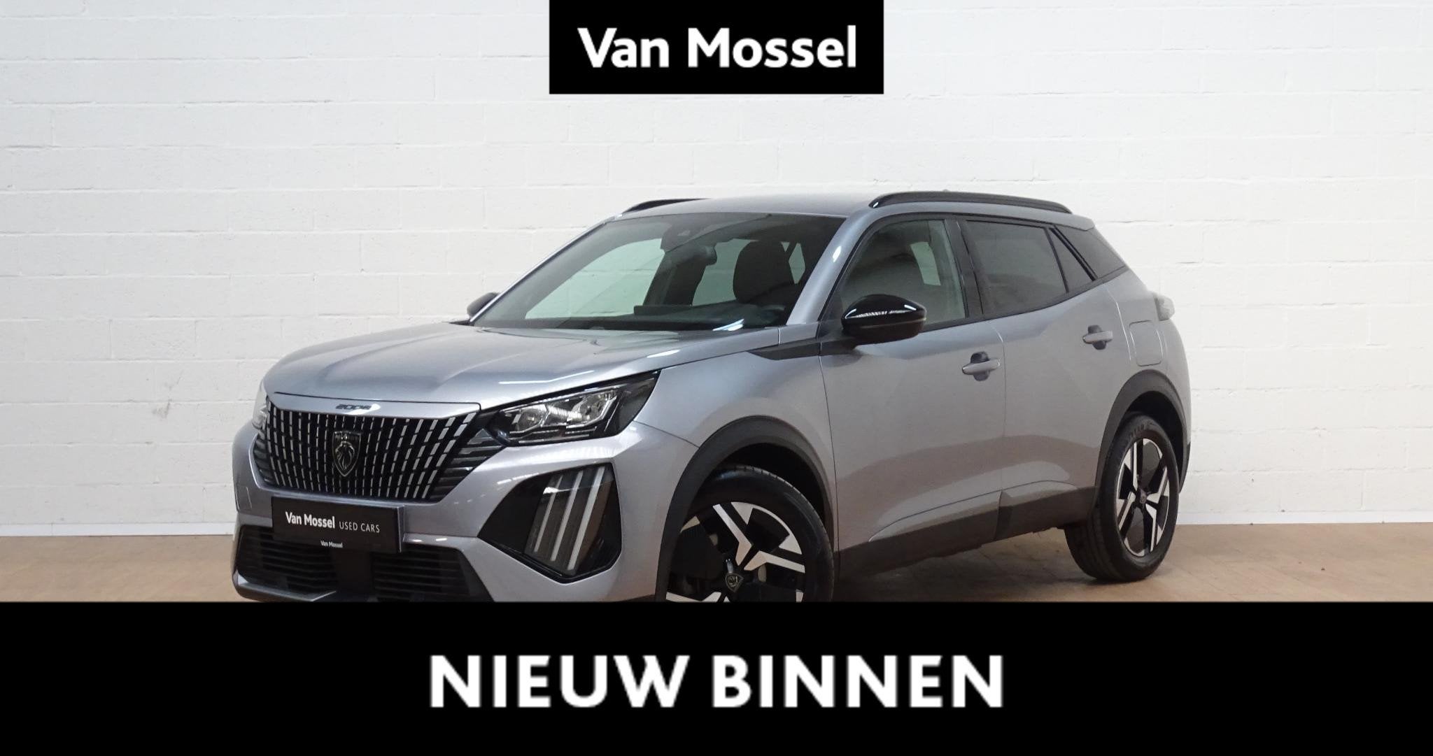 Peugeot 2008 1.2 HYBRID 145 e-DSC6 Allure verwacht, Stof, Gebruikt, Zwart, 136 pk