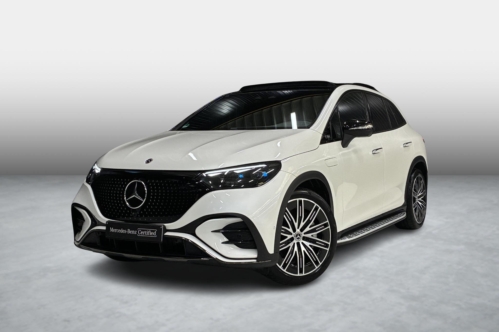 Mercedes-Benz EQE-Klasse 300 SUV AMG Line | Panoramisch Dak, Auto's, Automaat, Gebruikt, Wit, 96 kWh