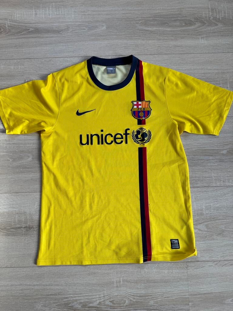 Barcelona 2008/09 uitshirt, Sport en Fitness, Voetbal, Maat M, Ophalen of Verzenden, Gebruikt, Shirt