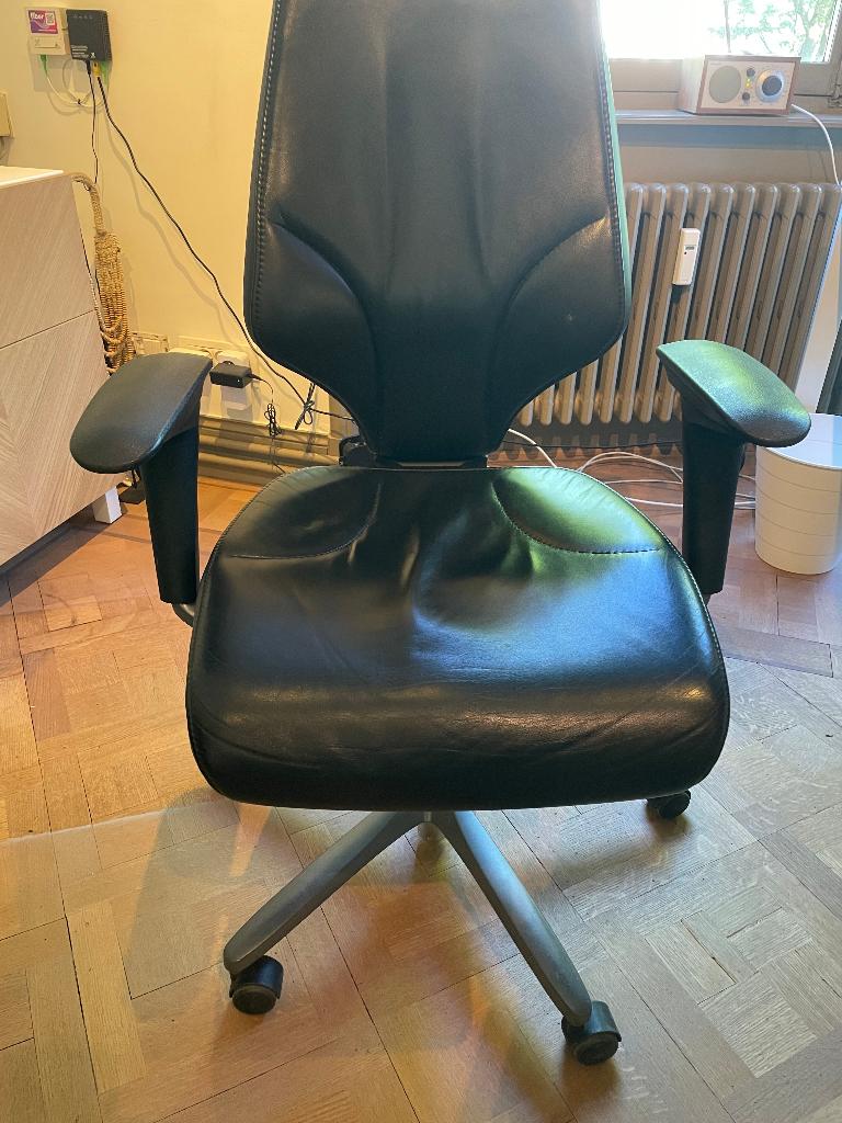 Bureaustoel (4 stuks), Ophalen, Gebruikt, Zwart, Bureaustoel