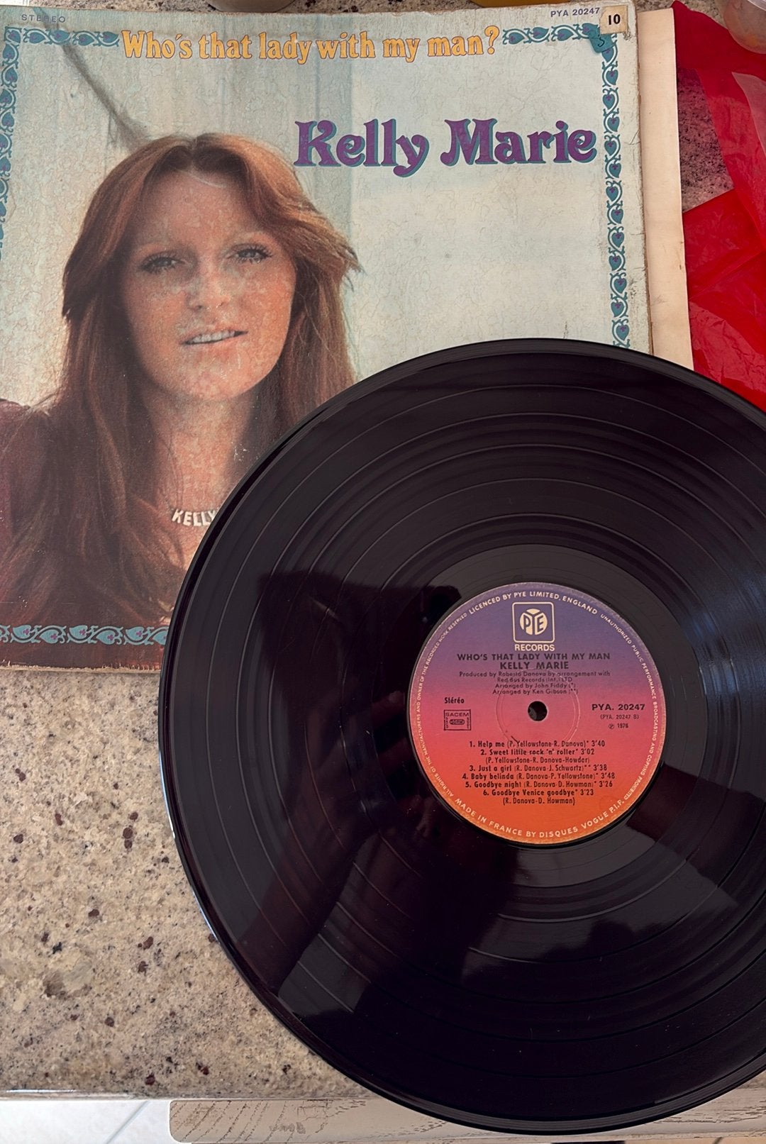 Kelly Marie LP vinyl elpee langspeelplaat Who's that lady, Ophalen, Gebruikt, LP
