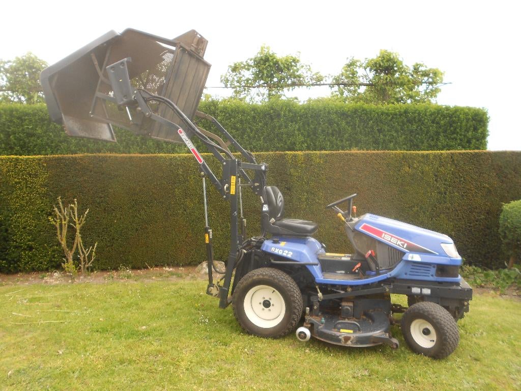 Prof. Iseki SXG 22 zitmaaier hooglosser weinig draaiuren, Tuin en Terras, Zitmaaiers, Ophalen, Gebruikt, Opvangbak, 120 cm of meer