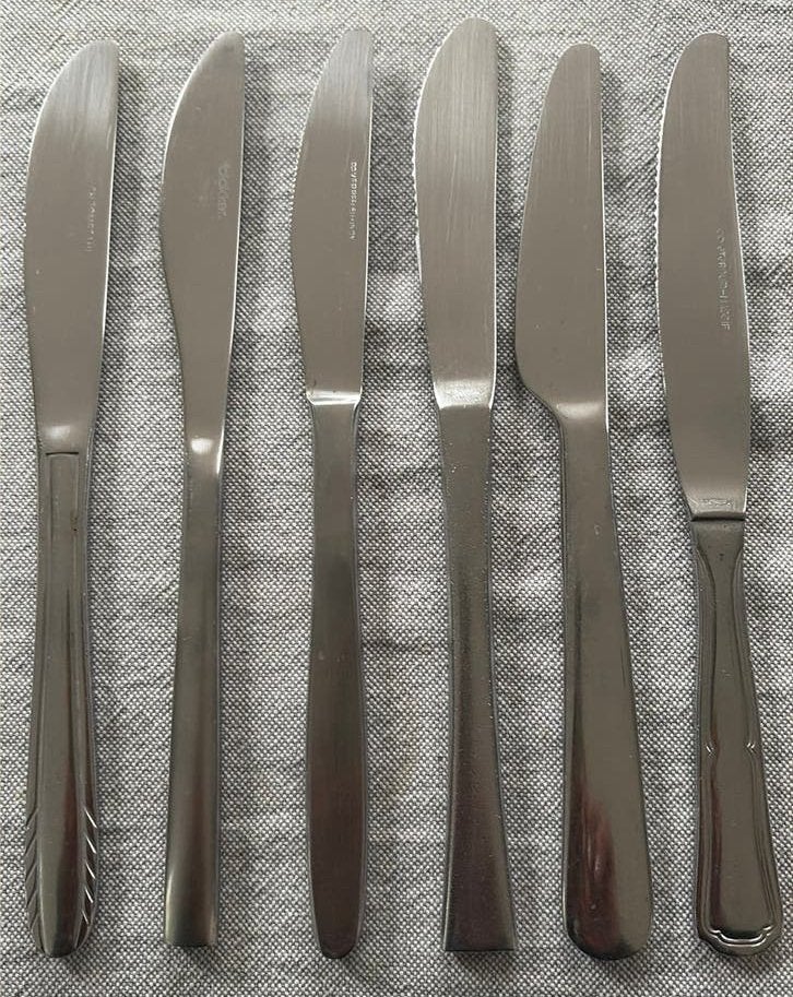 Tafelmessen, Maison & Meubles, Cuisine | Couverts, Couverts individuels, Couteau de table, Comme neuf, Enlèvement