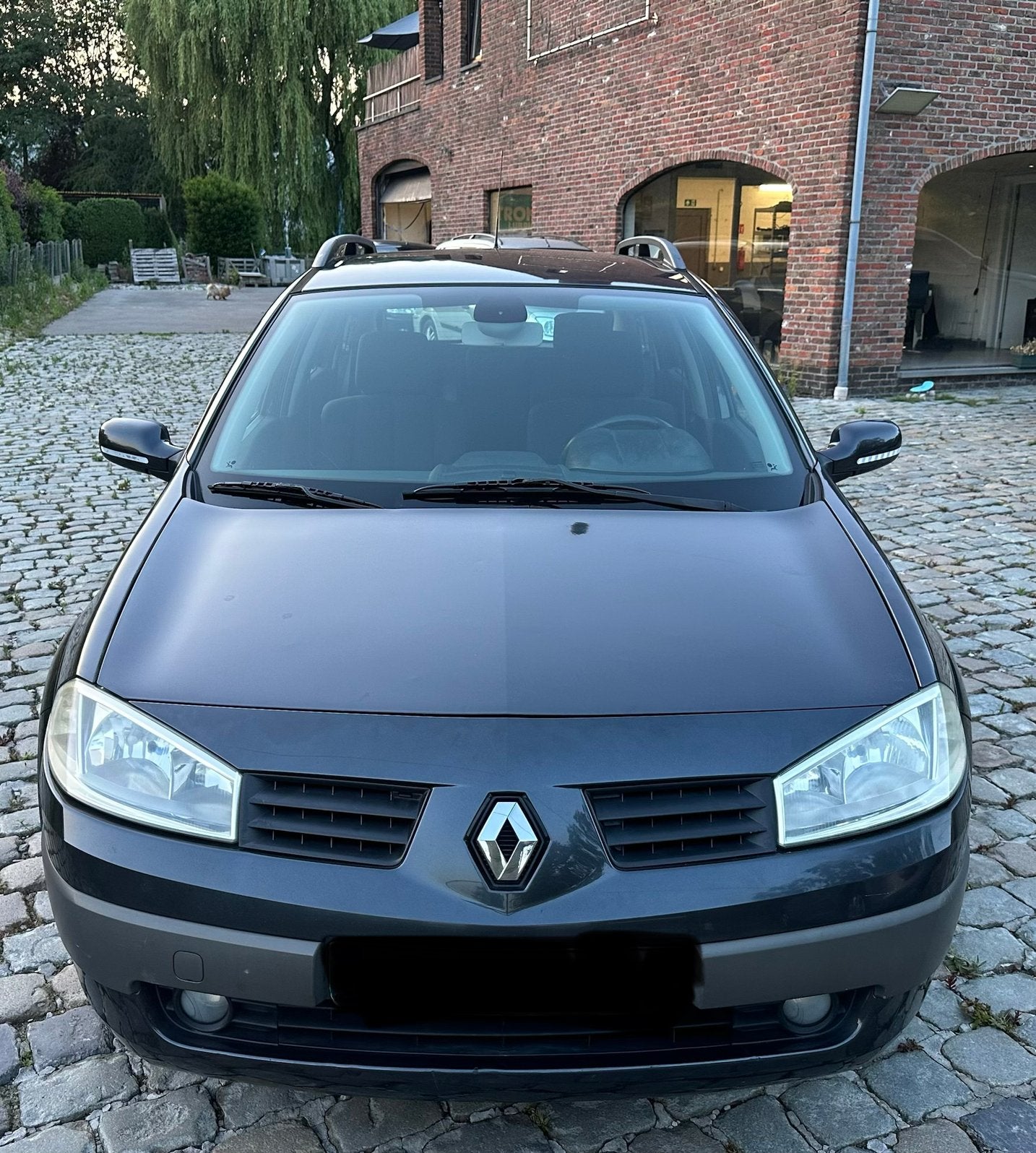 Renault megane break/5deuren/benzine/gekeurd, Auto's, Voorwielaandrijving, Stof, Zwart, 4 cilinders
