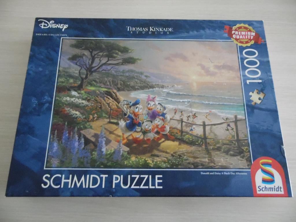 DONALD AND DAISY A DUCK AFTERNOON LEGPUZZEL 1000 STUKJES, Hobby en Vrije tijd, Ophalen of Verzenden, 500 t/m 1500 stukjes, Zo goed als nieuw