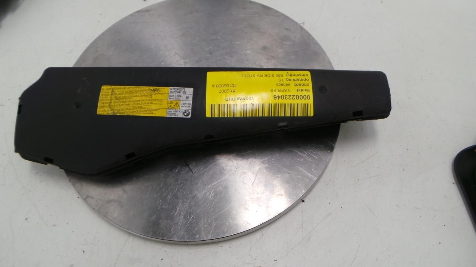 BMW 3 SERIES AIRBAG RECHTS 72127153620, 867153620073 2007, Enlèvement ou Envoi, Utilisé, ARN reconnu