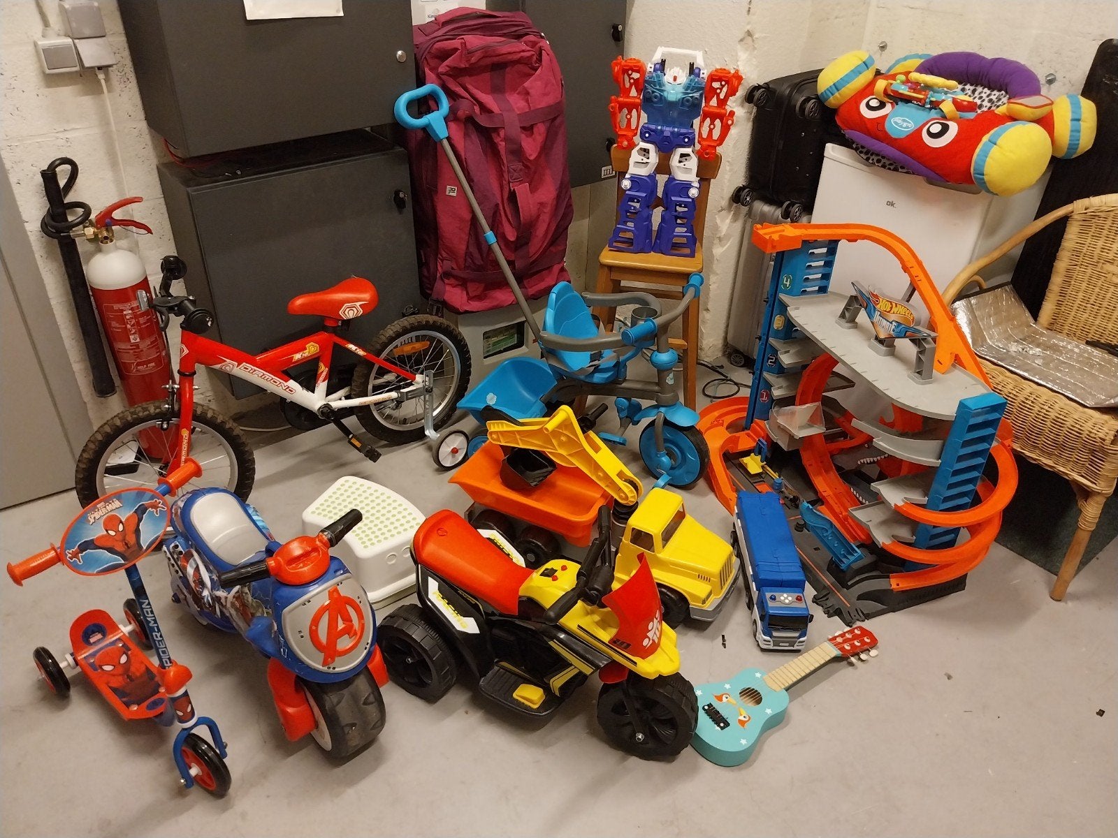 Speelgoed, Ophalen