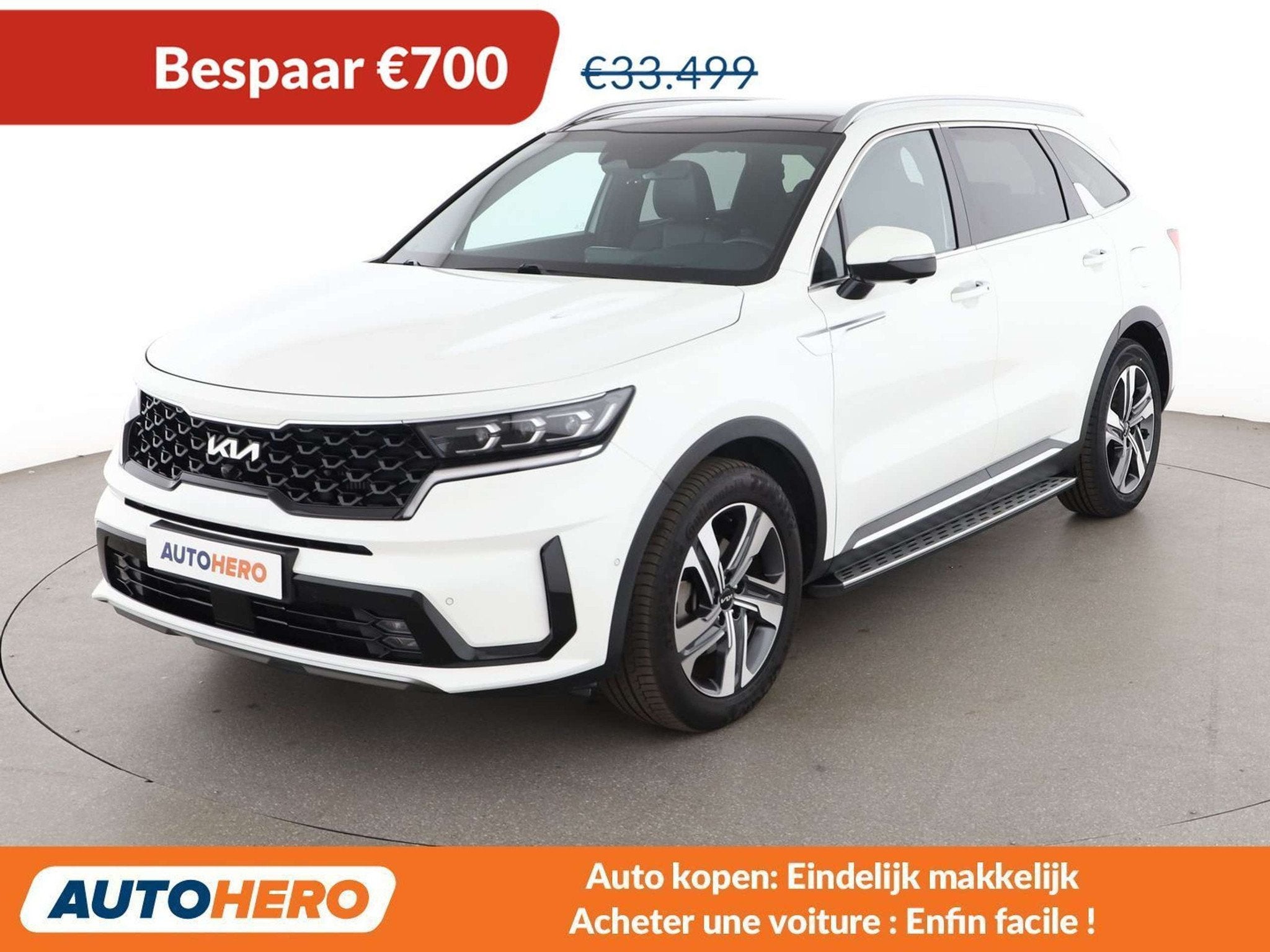 Kia Sorento 1.6 TGDI Plug-in Hybrid Platinum 4WD, Autos, Cuir, Achat, Euro 6, Interruption de démarrage
