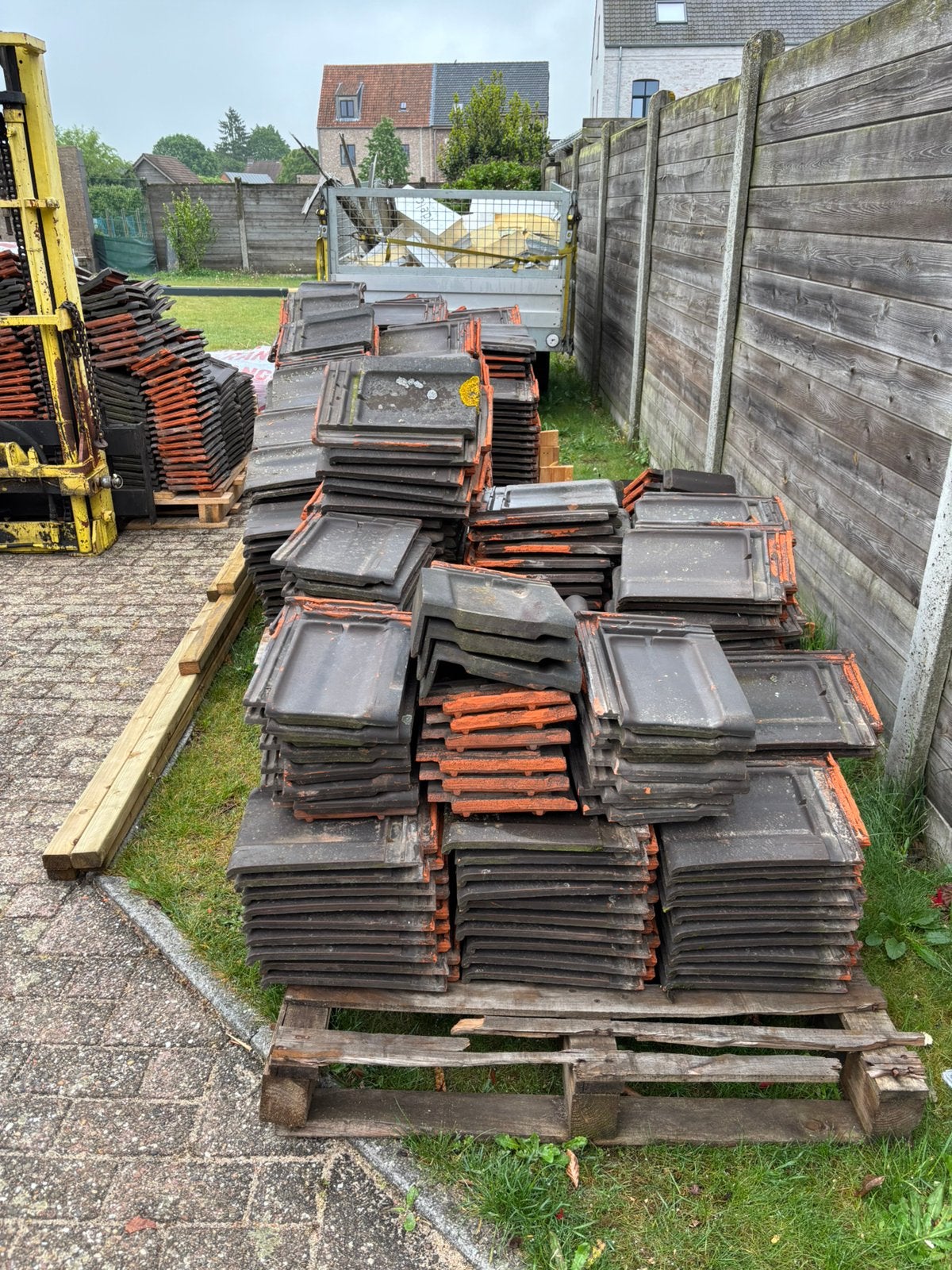 Dakpannen, Ophalen, Gebruikt, Zwart, 15 m² of meer