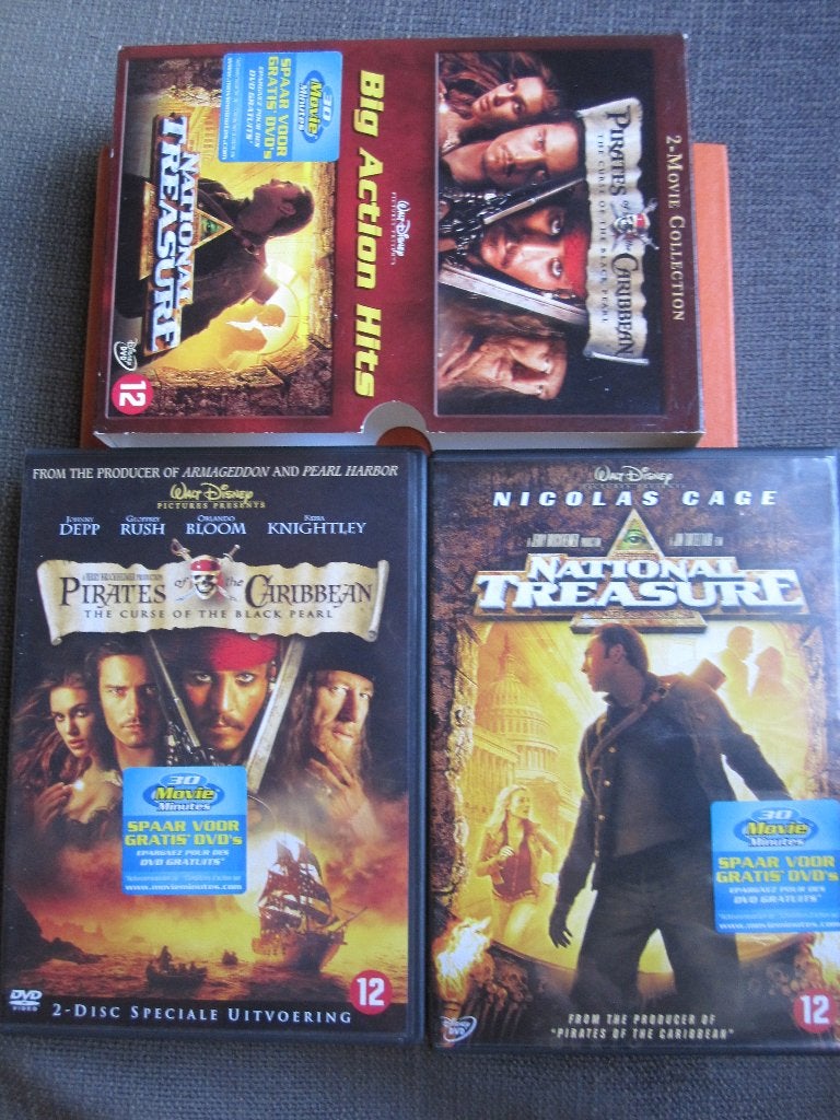 Big Action Box (2 films op 3 disc) DISNEY, Vanaf 12 jaar, Ophalen of Verzenden, Zo goed als nieuw, Boxset