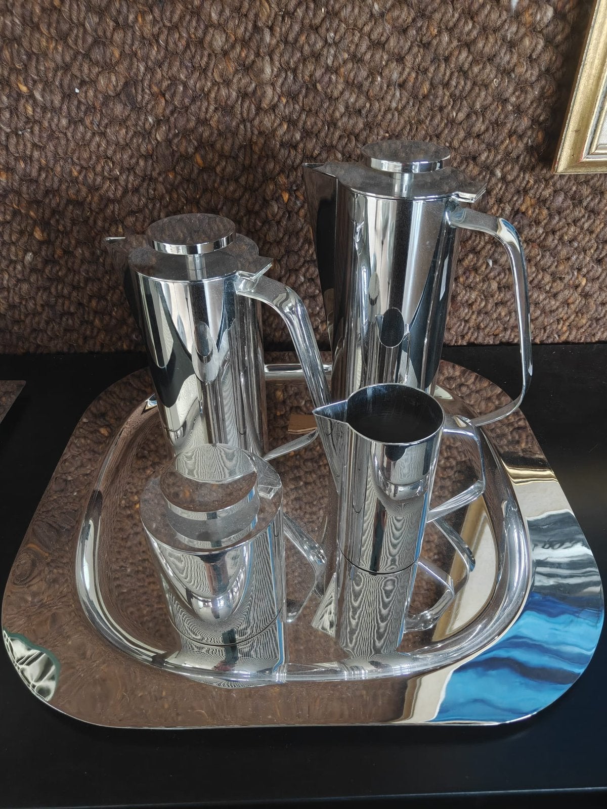 Koffieservies rhodargo, Antiek en Kunst, Antiek | Zilver en Goud, Ophalen, Zilver