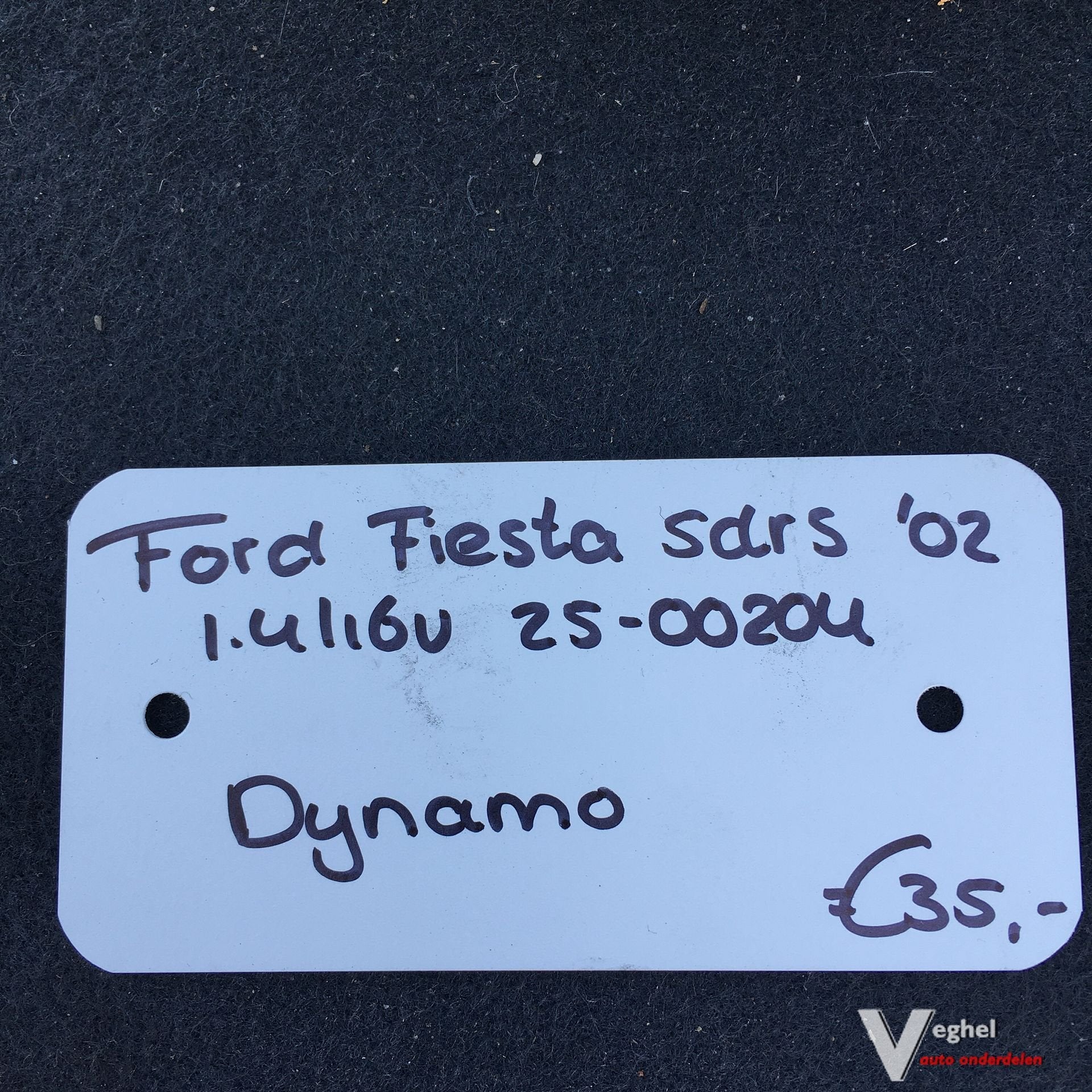 Ford Fiesta 1.4 16v 5drs  2002 2500204   Dynamo, Gebruikt, -, -, Ophalen of Verzenden