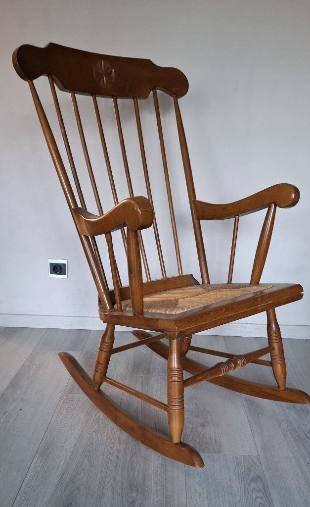 Vintage Windsor Schommelstoel (High-back Spindle Rocker), Ophalen