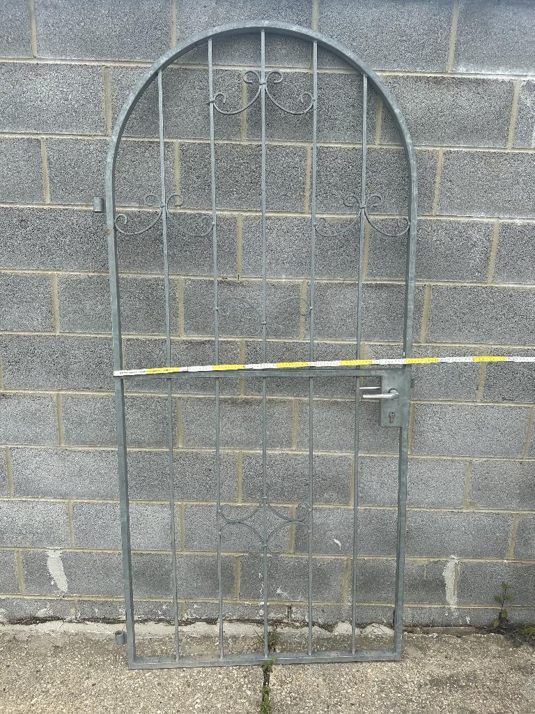 portail en metal jardins, Tuin en Terras, Tuinhekken en Hekwerk, Ophalen, Gebruikt, IJzer, Tuinhek