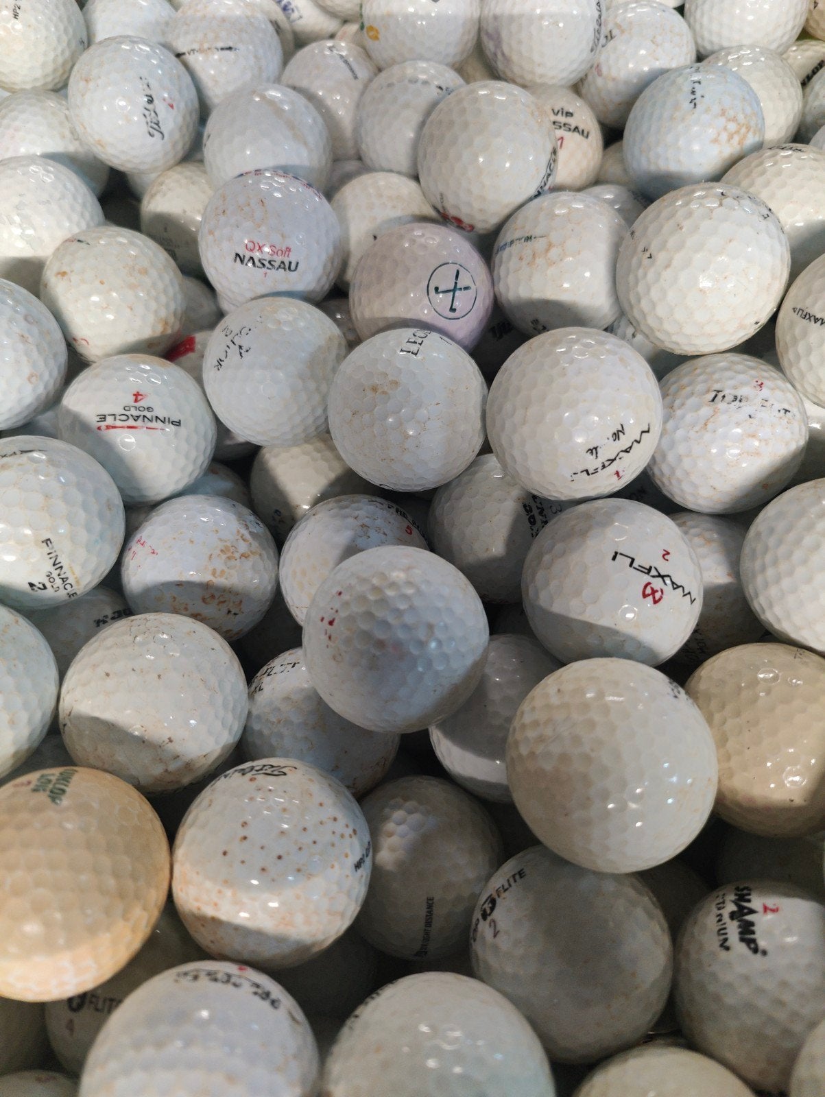 gebruikte golfballen mix 100 stuks, Sport en Fitness, Ophalen of Verzenden
