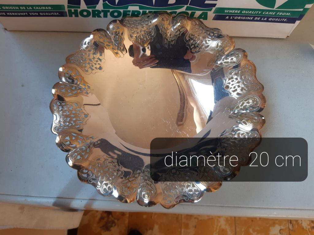 Coupe ajourée et chantournée - plaqué argent, Ophalen of Verzenden, Zilver