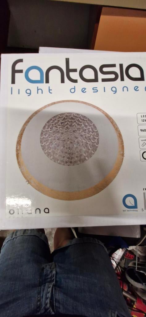 Mooie led lamp  met goud, Huis en Inrichting, Ophalen