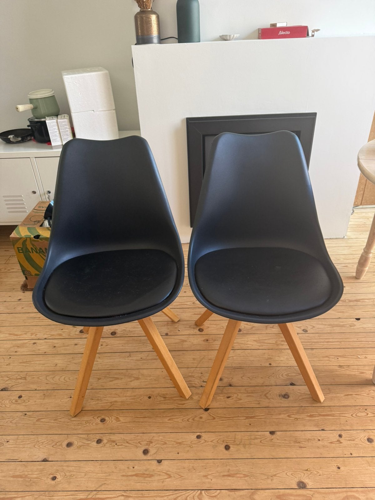 6 stoelen, Enlèvement, Utilisé, Noir, Cinq, Six Chaises ou plus