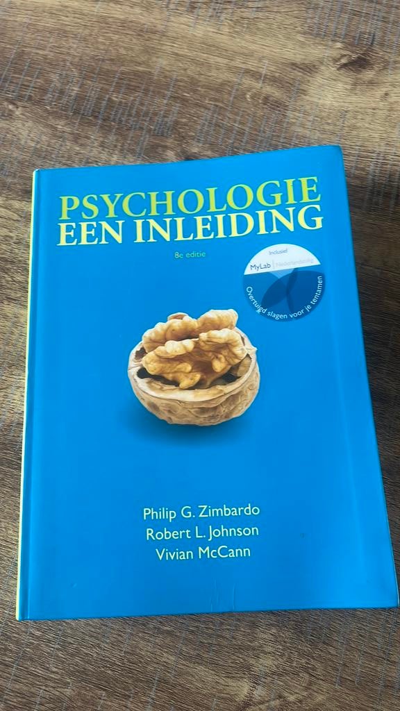 psychologie een inleiding 8e editie, Boeken, Ophalen of Verzenden, Zo goed als nieuw