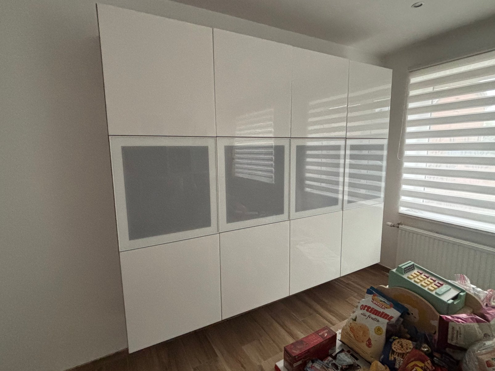 Meuble Besta Ikea blanc, Enlèvement, Utilisé