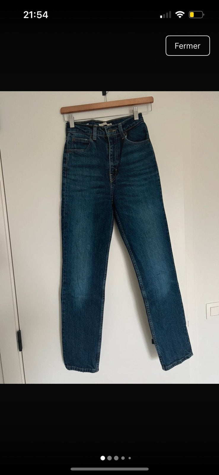 Jeans Levi’s droit sevenities W23 L29, Vêtements | Femmes, Jeans, Enlèvement ou Envoi, Comme neuf, Bleu, W27 (confection 34) ou plus petit