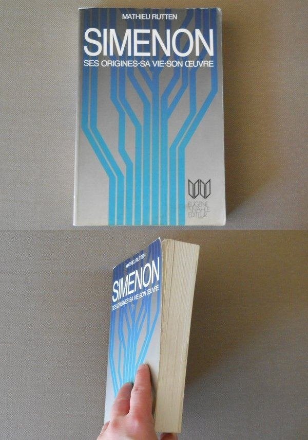 Simenon , ses origines , sa vie , son oeuvre ( M. Rutten), Enlèvement ou Envoi, Utilisé, Art et Culture