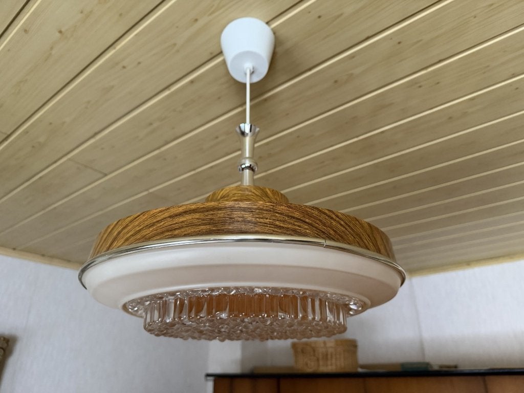 Vintage luster / hanglamp, Enlèvement, Comme neuf