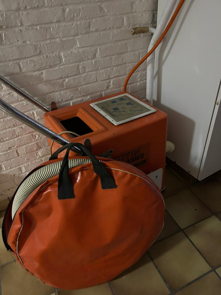 Professionele tapijtteiniger, Ophalen, Gebruikt