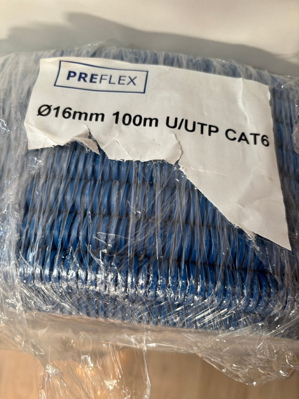 100m PREFLEX cat6 u/utp, Enlèvement ou Envoi
