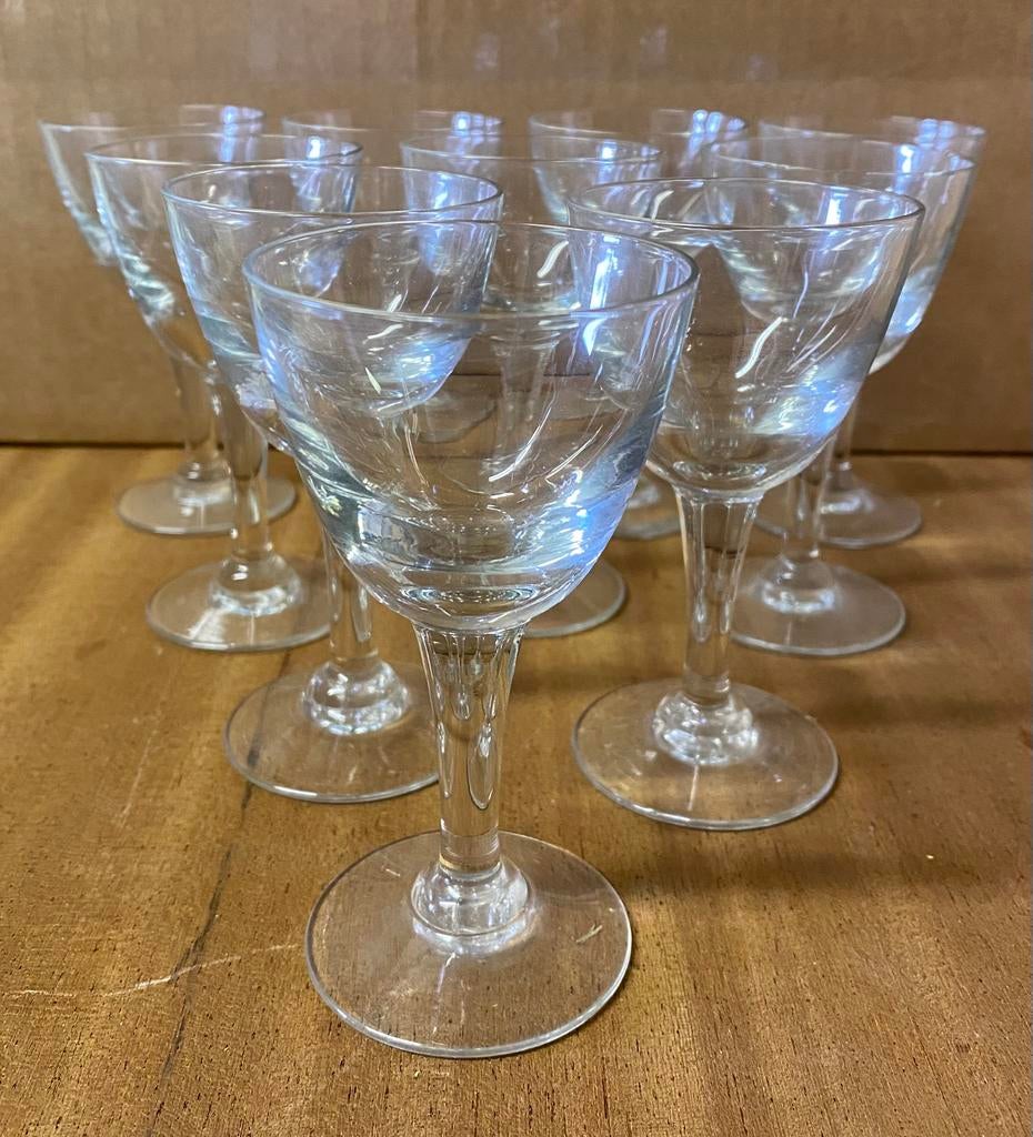 10 vintage portoglazen, Verzamelen, Ophalen, Gebruikt