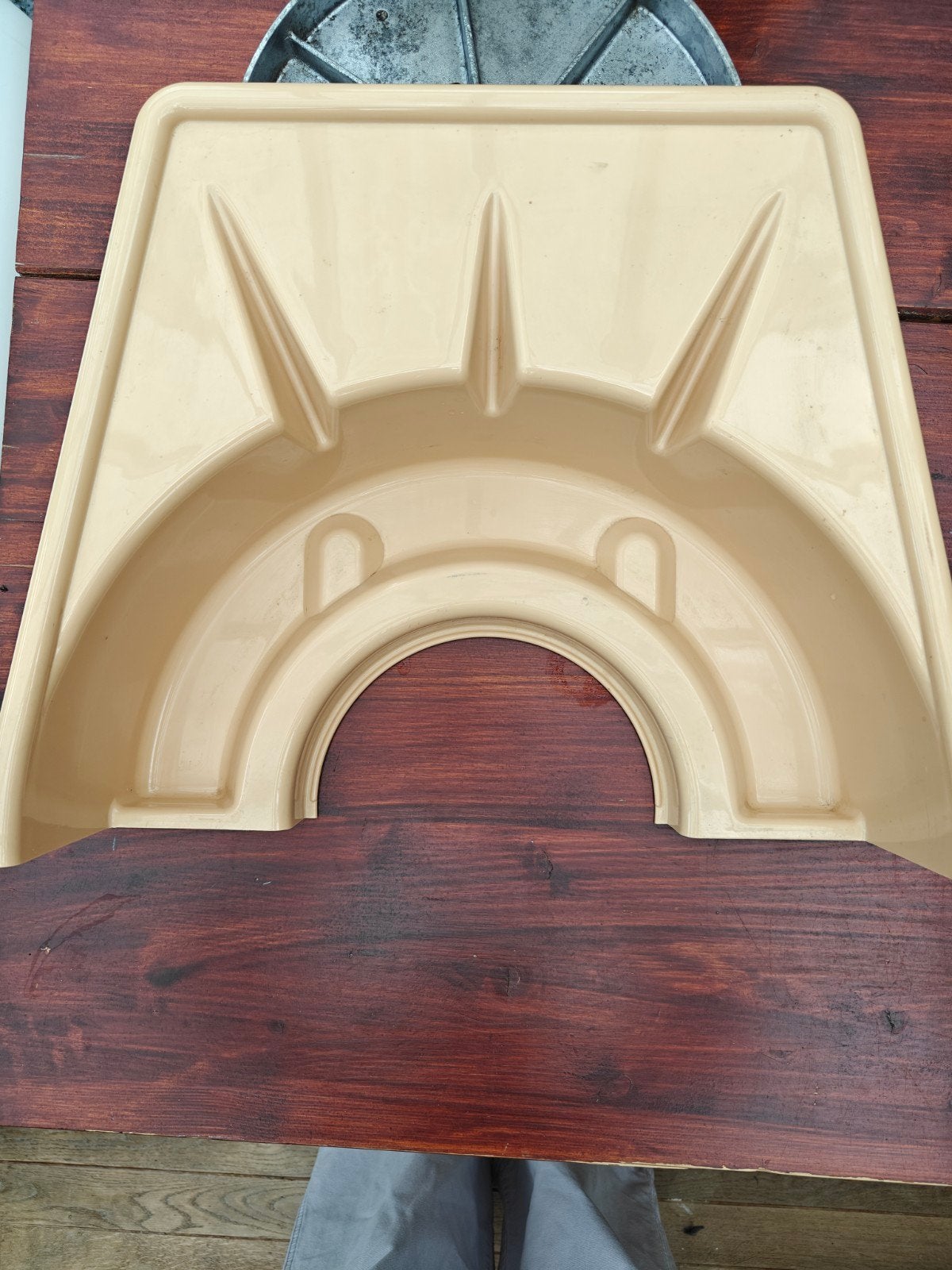 Shimpo RK-3D

, voorste deel slibbak en aluminium kopschijf, Ophalen of Verzenden