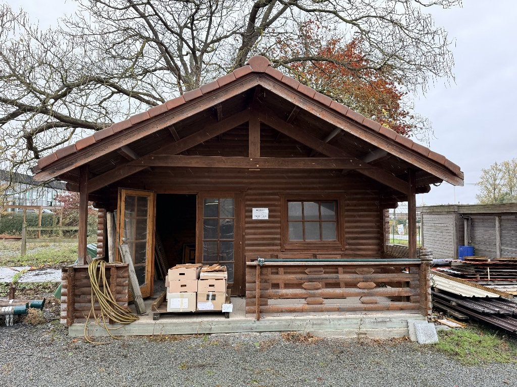 Tuinhuis Gardival Box met schuifdeur 3.00/2.50, Jardin & Terrasse, Enlèvement, Utilisé, Bois, Abri de jardin