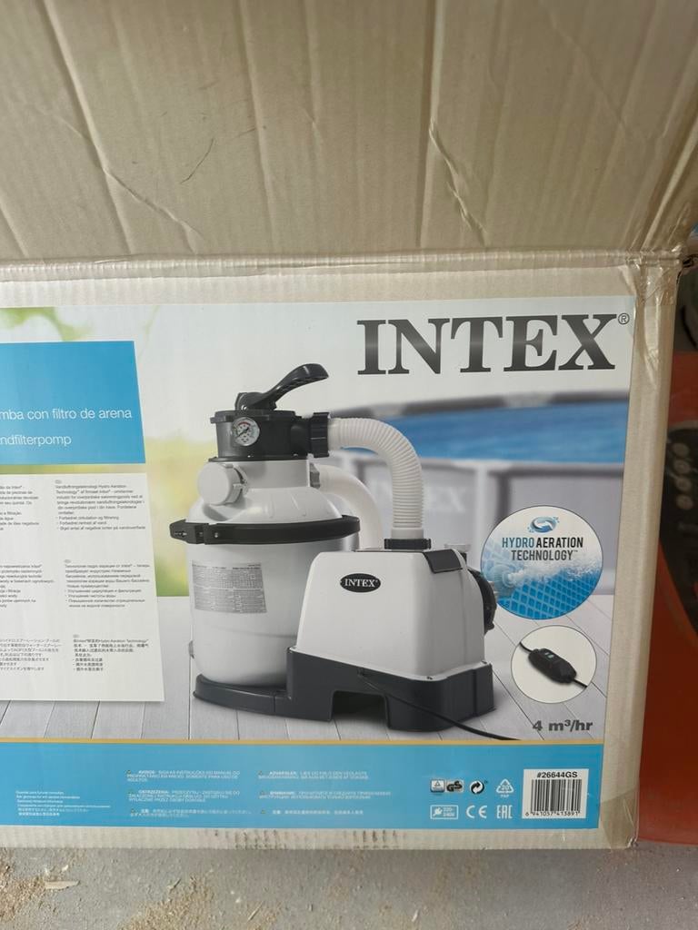 Intex pomp en pomp, Tuin en Terras, Ophalen, Zo goed als nieuw, Zwembadpomp