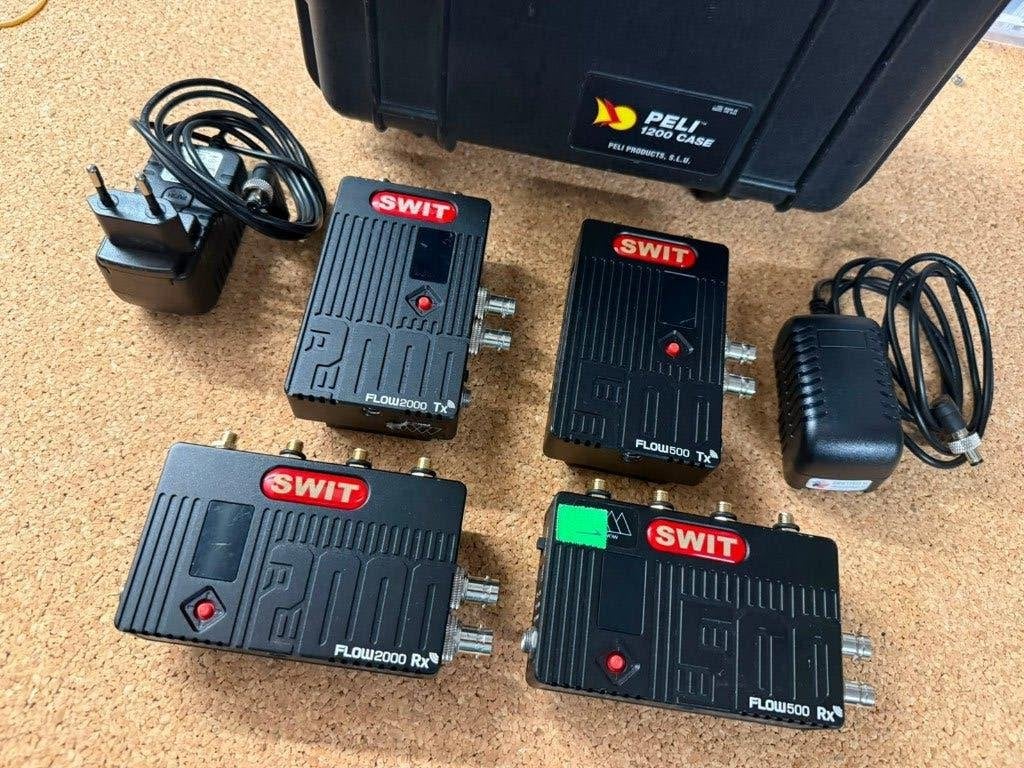 SWIT FLOW2000 + FLOW500 -  2 kits transmission video, Caméra, Utilisé, Full HD, Autres marques